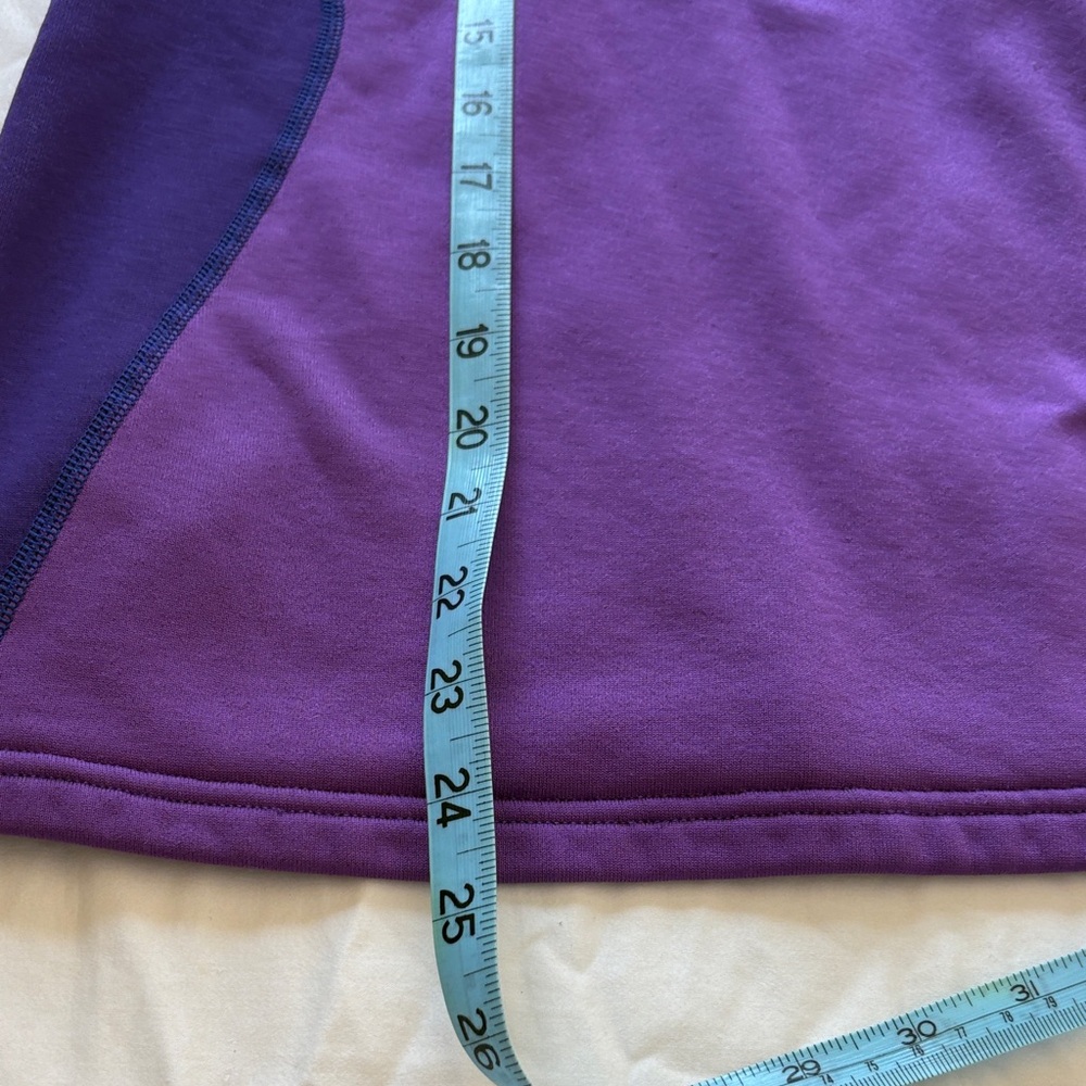 Patagonia Polartec Fleece Quarter Zip Women’s M Purple Pullover - Picture 10 of 11